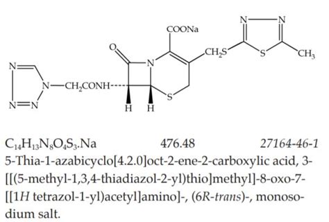 CEFAZOLIN SODIUM ตำรายาของประเทศไทย กรมวทยาศาสตรการแพทย