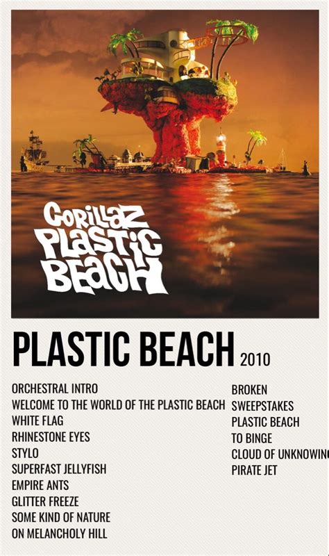 Plastic Beach Plastic Beach Music Poster Ideas Vintage Music Posters