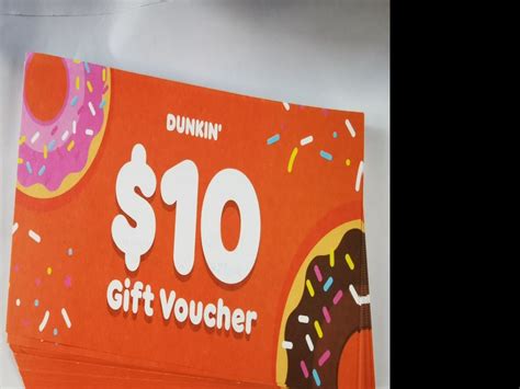 Dunkin Donuts Voucher Tickets Vouchers Vouchers On Carousell