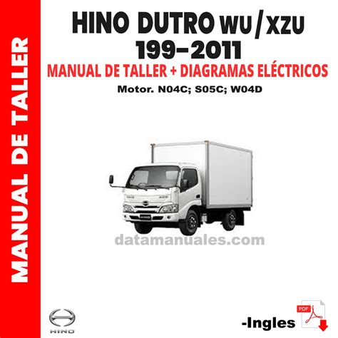 Manual De Taller Y Diagramas Hino Dutro WU XZU 1999 2011