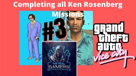 Completing All Ken Rosenberg Missions Gta Vice City Youtube