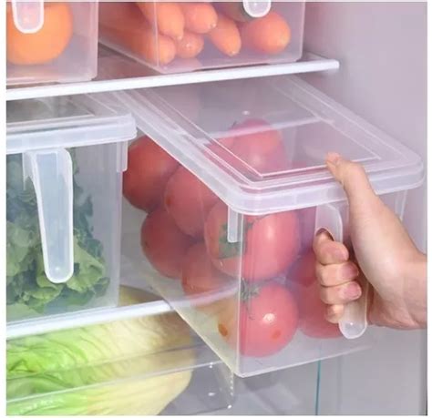 Pack Gavetas Organizadores Nevera Refrigerador Con Tapa Cuotas Sin