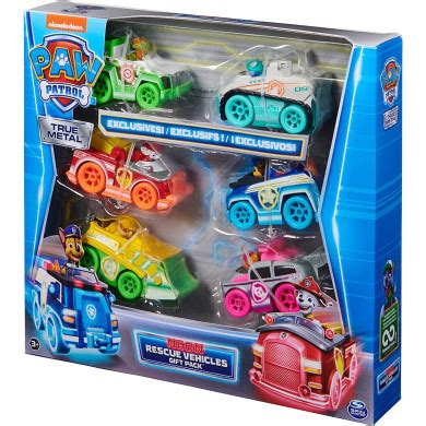 Paw Patrol Confezione Regalo Macchinine Neon