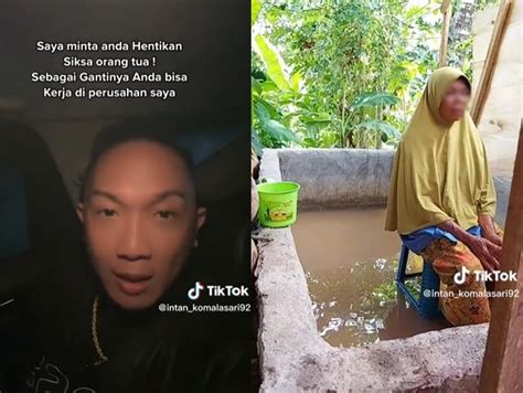 Miris Ditawari Kerja Pemilik Akun Tiktok Live Ortu Mandi Lumpur Malah