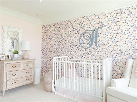 Bright Floral Nursery Wallpaper - Soul & Lane