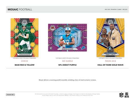 2023 Panini Mosaic No Huddle Football Hobby Box