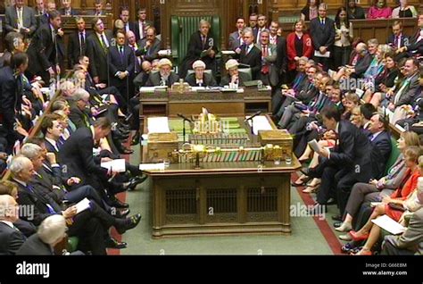 A general viewof Prime Minister's Questions in the House of Commons, London Stock Photo - Alamy