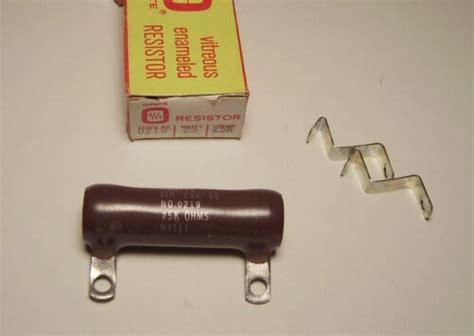 Ohmite K Ohm Nos W Power Wire Resistor Watt Usa Skokie Ebay