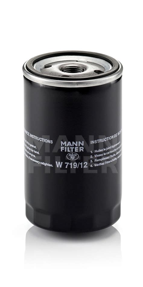 Mann Hummel W 719 12 Spin On Oil Filter Fits Select 2003 2015