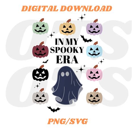 In My Spooky Era Svg Spooky Season Svg Halloween Shirt Svg Etsy