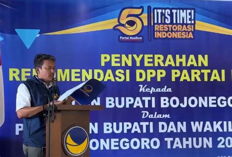 Anna Mu Awanah Resmi Dapat Rekomendasi Sebagai Calon Bupati Bojonegoro