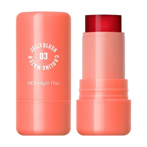 Jiaochu Cooling Water Jelly Tintsheer Lip And Cheek Stainlong Lasting Milk Jelly Blush Stick