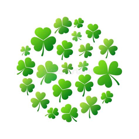 Small Shamrocks Stock Illustrations 106 Small Shamrocks Stock