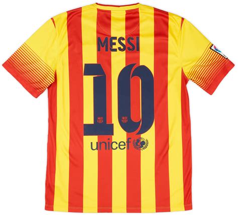 Barcelona Away Shirt Messi M