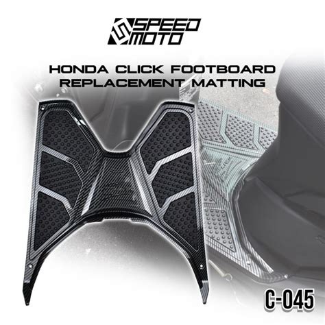 HONDA CLICK V2 125i 150i C 045 FOOTBOARD MATTING CARBON ABS PLASTIC FOR