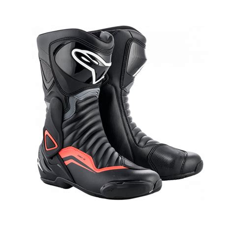 BOTAS ALPINESTARS SMX 6 V2 NEGRO GRIS ROJO FLUOR Boutique