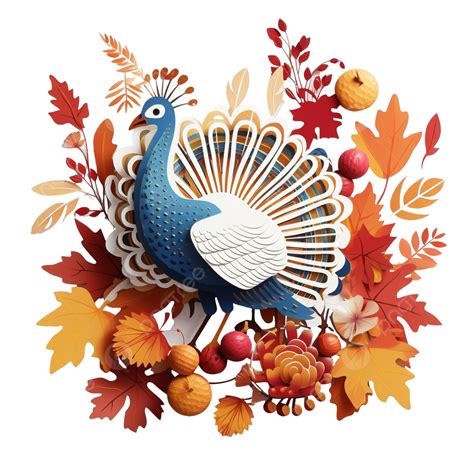 Creative Design Of Thanksgiving Day Greeting Card Autumn Food