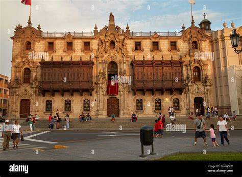 Archbishops Palace Lima Lima Peru Hi Res Stock Photography And Images