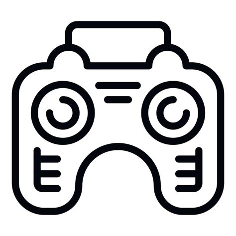 Game Joystick Icon Outline Vector Online Game Vector Art At