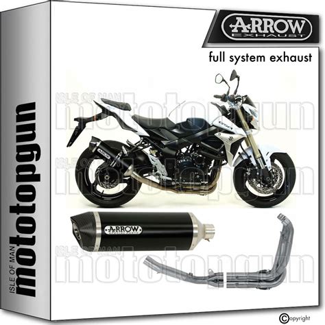 Arrow Full Exhaust Ok Race Tech Black Aluminium C Suzuki Gsr