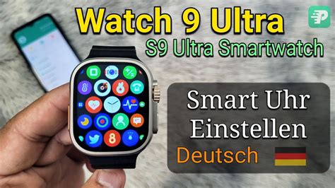 Smartwatch Einstellen Deutsch Fitpro Watch Ultra Smart Uhr Mit