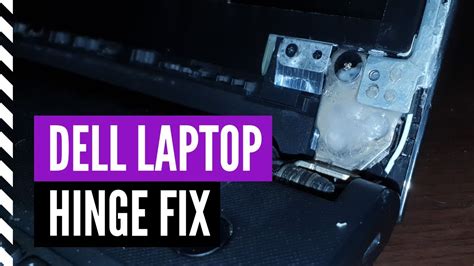 How To Fix Laptop Hinge Dell Youtube