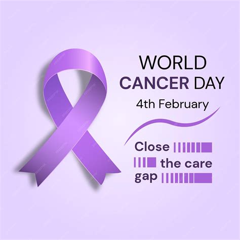 Premium Vector | World Cancer Day with 2023 theme Close the care gap