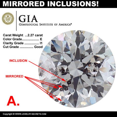 INCLUSIONS REFLECTED IN A DIAMOND – Jewelry Secrets