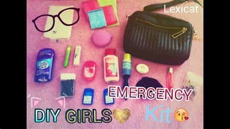 Diy School Emergency Kit For Girls♡ 2016 17 Youtube