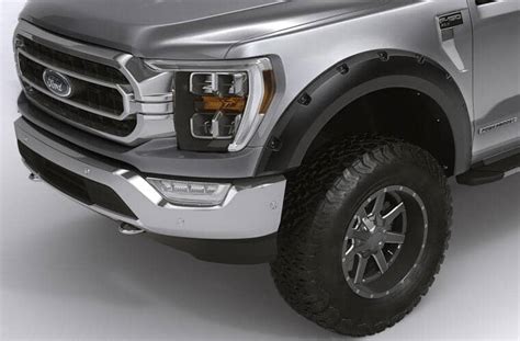 Bushwacker Forge Style Textured Black Fender Flares 4pcs Ford F250 F350 Super Duty