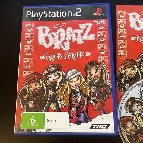 Bratz Rock Angelz Sony Ps2 Playstation 2 With Manual Pal Retro Unit