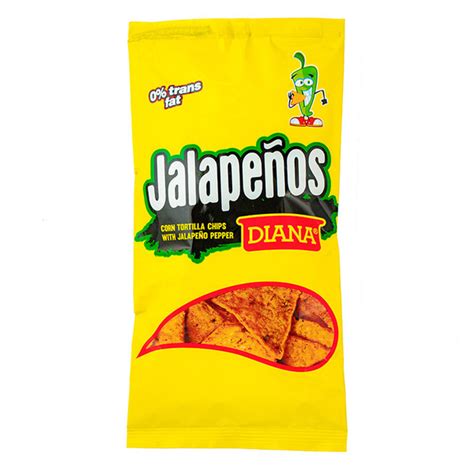 Diana Jalapenos Tortilla Chips 24 412 Oz