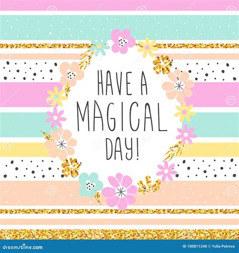 Have a Magical Day - Background Stock Vector - Illustration of ...