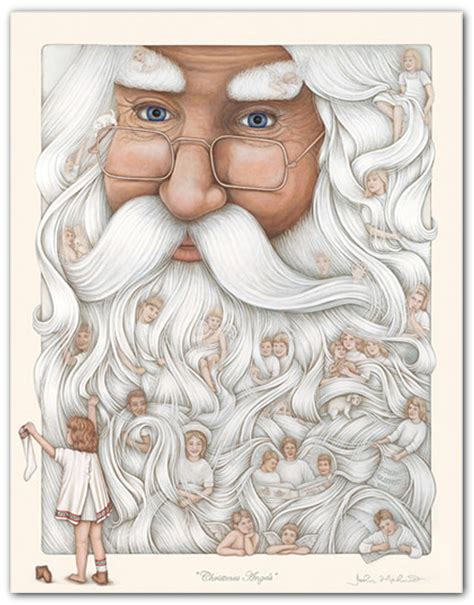 Christmas Angels - John Mahnic Art Official Art Print