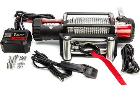 Автомобильная лебедка T Max Musclelift 12500 12 В W1854 выгодная цена