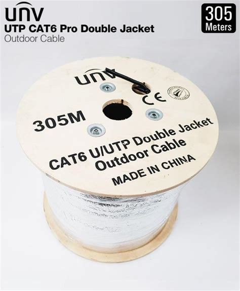 UNV 305meters CAT6 Pro UTP Outdoor Cable Double Jacket Furniture