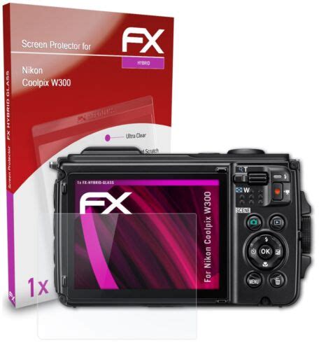 Atfolix Pellicola Vetro Per Nikon Coolpix W H Armatura Di