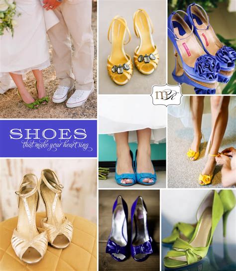 Adrian And Jana Wedding Trends Coloured Wedding Shoes