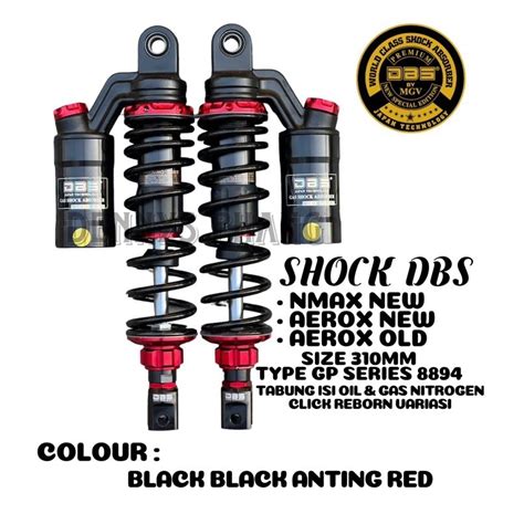 Jual Shockbreaker Tabung Aerox 155 DBS 8894 GP Series 310mm Aerox 155