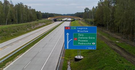 Autostrada A Pierwszy Odcinek Nowej Trasy Ju Gotowy