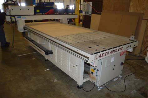 AXYZ 4010 ATC 4 X 10 CNC Router W Tangential Knife Head The