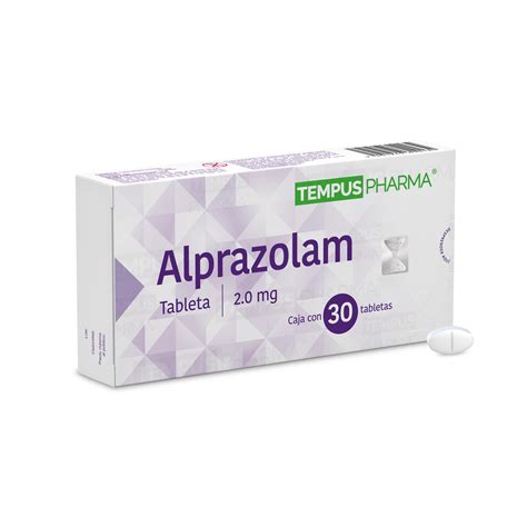 Alprazolam 2 Mg Con 30 Tabletas En