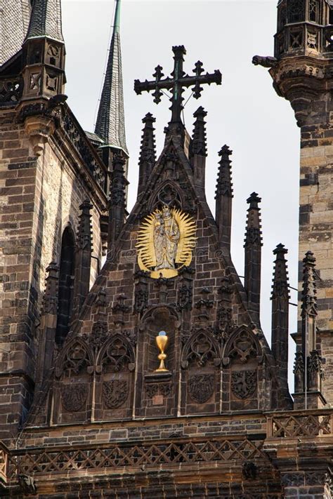 Gothic Cathedral St Tyn Called Church Of Our Lady Before Tyn Prague