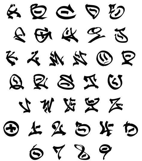 13 Cool Letter Fonts To Draw Images - Easy To Draw Cool Letter Fonts | Lettering fonts, Graffiti ...