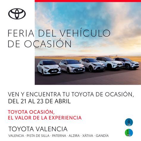 Toyota y Lexus Valencia participarán en la Feria del Vehículo Selección