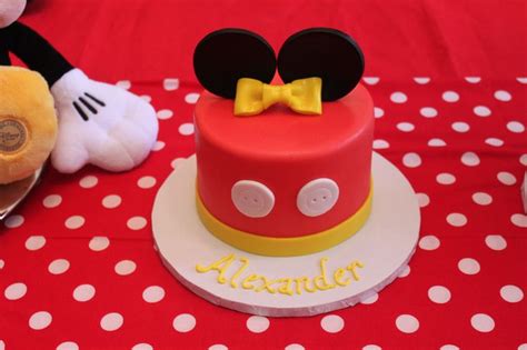 Mickey And Minnie First Birthday Cakes