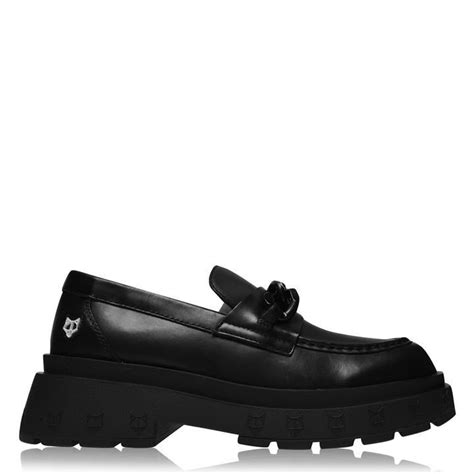 NAKED WOLFE Amalfi Black Leather Loafers Black Black Leather Loafers Black Leather Loafers