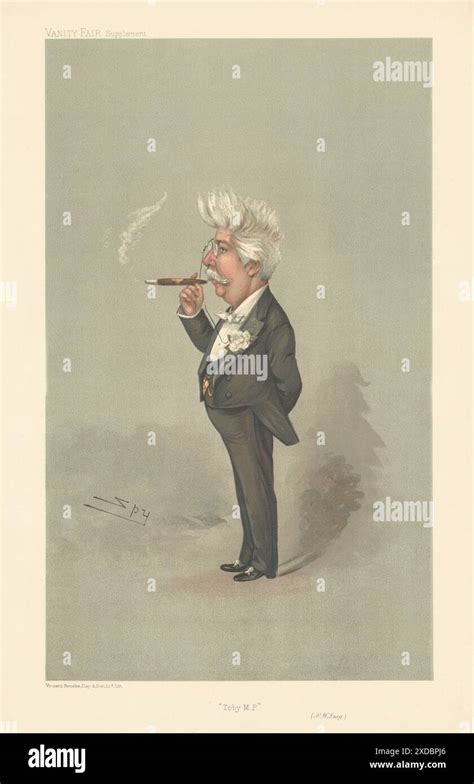 Vanity Fair Spy Cartoon Henry William Lucy Toby Mp Political