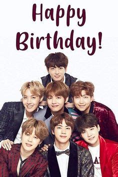 Ideas De Tarjetas De Cumple De Bts Bts Cumplea Os Bts Tarjeta De